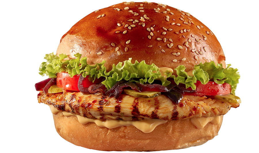 Terbiyeli Tavuk Burger